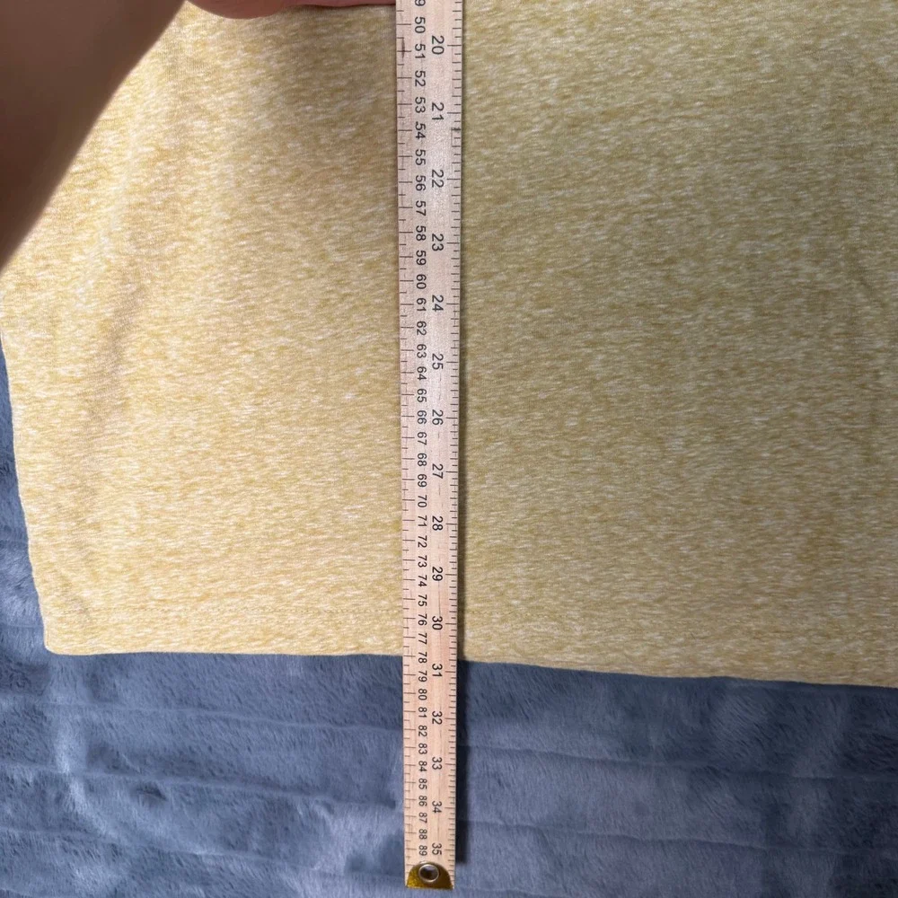 Carhartt Pocket T-Shirt Mens 2XL Yellow Heather Original Fit K87 Heavyweight Tee - Picture 2 of 8